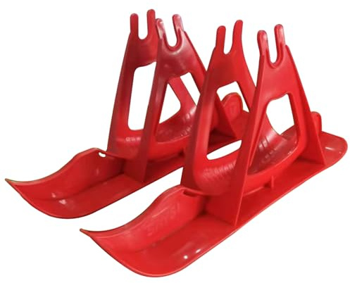 Joygoodta 1 Paire de traîneaux à Neige pour Enfants, Scooter, Planche de Ski pour l'hiver en Plein air, se transformant en Accessoires Patins à Glace
