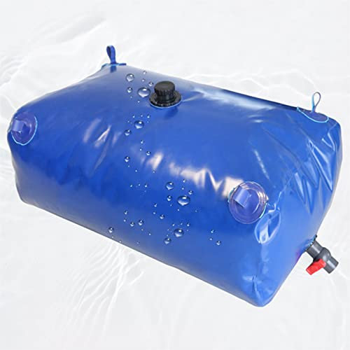 EUPXRHY Contenedor de Agua de Bolsa de Agua Blanda de Gran Capacidad, Deposito Agua Flexible Bolsa de Almacenamiento de Agua Plegable, Deposito Agua Lluvia Tanques de Vejiga de Agua,Azul,1000L