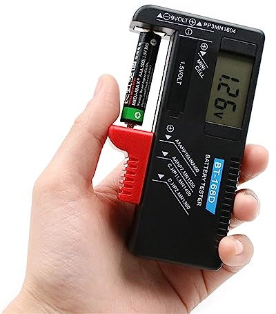 MOBYAT Herramienta de diagnóstico de capacitancia de batería Digital BT-168D, probador de batería, Pantalla LCD, comprobación de Pila de botón AAA AA, probador Universal, 1 Uds.