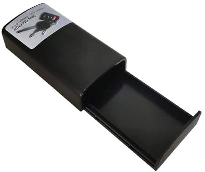 Magnetischer Schlüsselkasten Verstecken Sie einen Schlüssel außerhalb Starker Magnet Schlüsselhalter unter Auto für Auto Haus Garage Büro Schlüsselversteck