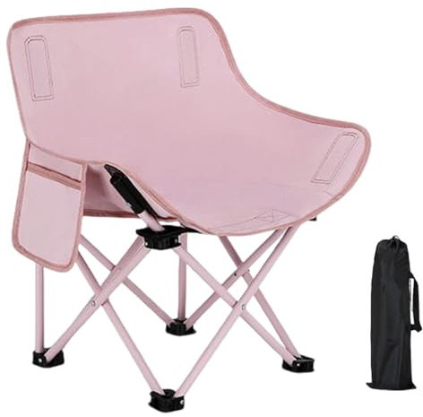 Silla de camping para niños, sillas de camping plegables, ligeras y cómodas para niños y niñas, estructura estable, silla de playa ligera para césped, campamento, viaje de pesca y jardín