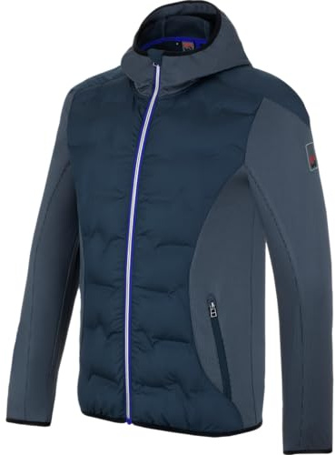WÜRTH MODYF Hybridjacke Stretch Evolution in Blau Royal für Herren - sportliche Arbeitsjacke mit Anti-Pilling für die Arbeit und Freizeit in der Größe L