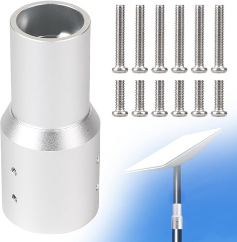 EFUTURETIME Starlink Gen 2 Rohradapter aus Aluminiumlegierung Starlink Halterung V2 Tube Adapter for φ 30 mm - 49 mm Mast Reducer Joint Rohr Stange