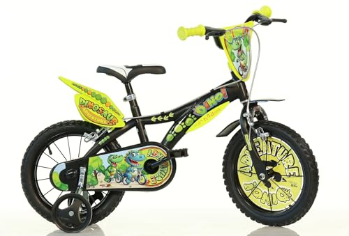 Dino Bikes Bicicletta Dinosauri per Bambini da 14 pollici