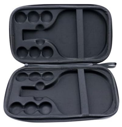 Sghtil Funda para pala de tenis de mesa, funda para raqueta de pelota, portátil, impermeable, para entrenamiento en casa, viajes, deportes, gimnasio
