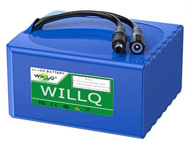 WILLQ DC 12V Rechargeable Lithium Battery 10000mAh 16000mAh 20000mAh 30000mAh Replacement Li-ion Battery Pack 12 Volts Backup Power Supply,12V30000mAh