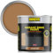 INNOV8 COATINGS GARAGE DOOR PAINT - 750 ml - DIY - NO PRIMER OR TOP COAT - SATIN - FAST DRY - EXTERIOR DOOR PAINT - Metal & uPVC - Golden OAK - Garage and Industrial Roller Shutters Paint
