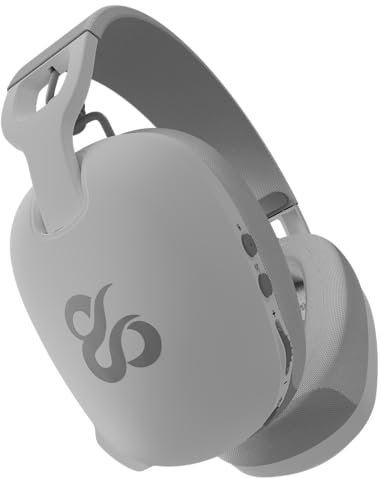 NEWSKILL Bael Auriculares Inalámbricos Gaming, Ligeros, micrófono omnidireccional, Batería de 20 Horas, Triple conexión 2.4G, Bluetooth y Cable, Compatibles con PC, PS5, PS4, Switch y móvil – Blanco