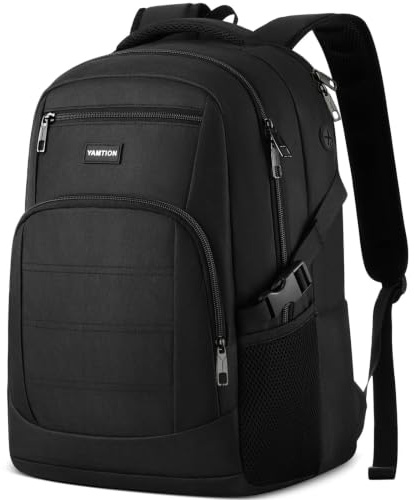 YAMTION Sac à Dos Homme, Sac à Dos Ordinateur Portable 15.6 Pouces, Sac à Dos PC Portable pour Loisir, Scolaire, Affaire