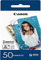 Canon Zink™ Fotopapier – Selbstklebendes 5 x 7,6 cm (2x3) Fotopapier (50 Blatt) – Drucken Sie Handy-Fotos für personalisierte Aufkleber