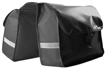Neamou Fahrrad-Kofferraumtaschen, Gepäckträger, Fahrrad-Doppelpacktasche,Sattel Doppeltasche Mountainbike-Kofferraumtasche | Hecksitz-Kofferraum im Multi-Pocket-Design für Falträder, Mountainbikes,