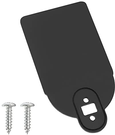 Nummernschildhalter Elektroroller Kennzeichen für Halter Nummernschild Warnschild Roller Skateboard Zubehör Laden Scooter Kennzeichen mit Schrauben Kompatibel mit M365 M365 Pro (Schwarz)