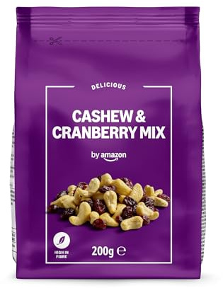 by Amazon Mezcla de Anacardos y Arándanos Rojos - 200g