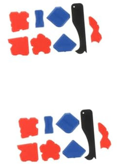 DIYEAH 2sets Strumenti Multifunzionali Per Calafataggio Raschietto Per Rimozione Sigillante Per Cucina e Bagno Facile Da e Riutilizzare