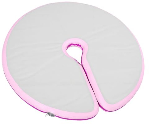 UPALDHOU Tapis de Danse Gonflable, Rond 120 Cm de Diamètre, pour Poteau de Pole Dance | Gonflable Rond Antidérapant PVC Épais Robuste Grande Taille Entretien Facile Polyvalent Pour Maison Gym Studio