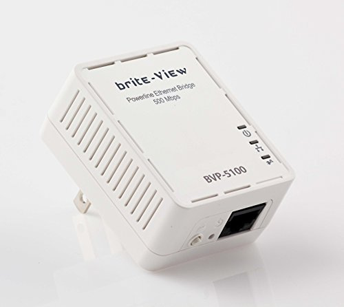 Brite-View Powerline Adapter Kits, Up To 500 Mbps