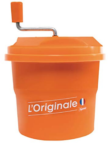 Dynamic DB908 Salatschleuder, manuell, 5 l Fassungsvermögen, 345 mm Höhe