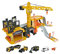 Majorette – Creatix Großbaustelle – XXL Baustellen-Spielset, mit 5 Volvo Baustellenfahrzeugen, Kran, Tunnel, Garage, drei Ebenen, für Jungen und Mädchen ab 5 Jahren, Gelb