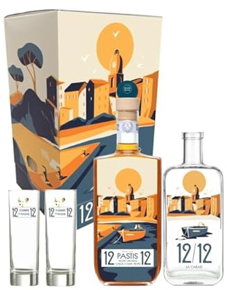 Coffret Pastis12/12-1 Carafe et 2 verres