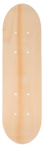 TOYANDONA Tavola di skateboard vuota Tavola di skateboard incompiuta 7 strati di legno Skate Deck Doppia coda Skateboards per la pittura artistica Sostituzione Home Decor
