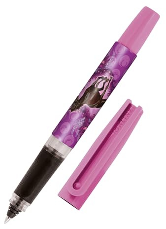 Online Stylo roller à cartouche d'encre Bachelor Design cheval, pour droitiers et gauchers, poignée ergonomique, roller, cartouches d'encre standard, y compris cartouche combi bleue