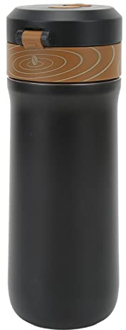 WPKD BLUEIY Brocca schiumalatte da 550 ml, tazza in acciaio inox con uscita Olecranon e motivo teschio, montalatte per uso domestico ed esterno, macchina da caffè portatile