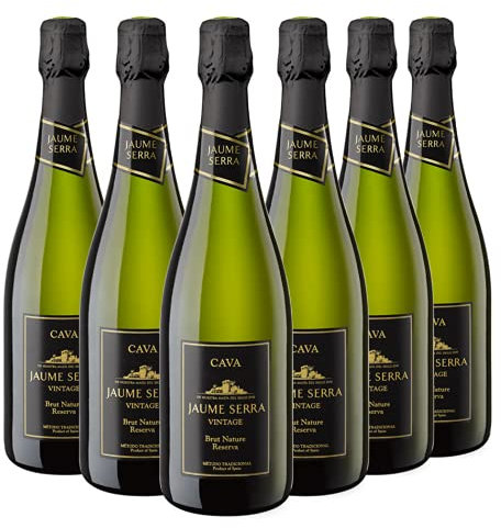 Jaume Serra Reserva - Cava Vintage Brut Nature Reserva, Cabernet sauvignon - Caja de 6 Botellas x 750 ml