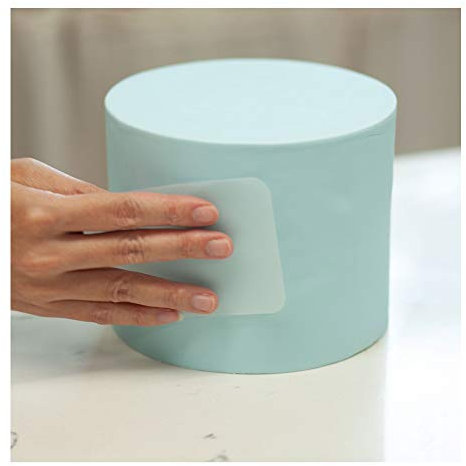 Lacupella Flexsi Fondant Glätter Werkzeug 4 Stück - Flexible Kuchendekorationsglätter für Fondant, Buttercreme und Gummipaste