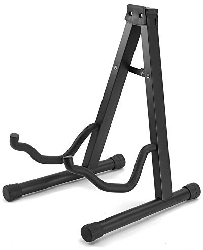AKORD Guitar Stand A Frame Foldable Universal Fits All Guitars Acoustic Electric Bass Stand A