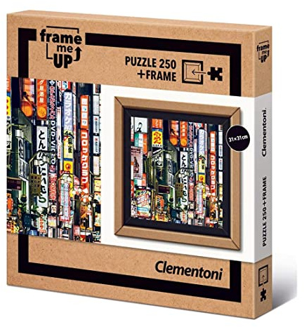 Clementoni - 38507 - Frame Me Up - Tokyo Lights - 250 Pezzi - Made In Italy - Puzzle Adulto Cornice