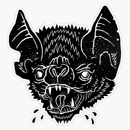 Tattoo Bat Bumper Sticker Window Vinyl Decal 5