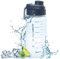 Kaishuai Trinkflasche-Wasserflasche-Sport Trinkflasche,trinkflasche 1 5 liter-BPA-frei-Ideale,für Sportflasche-Outdoor-Fahrrad-Camping-Yoga-Gym-Auslaufsicher Sport Wasserflasche-water bottle (blau)