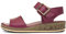 Hush Puppies Women's Ellie Sandal, Dark Red, 3 UK