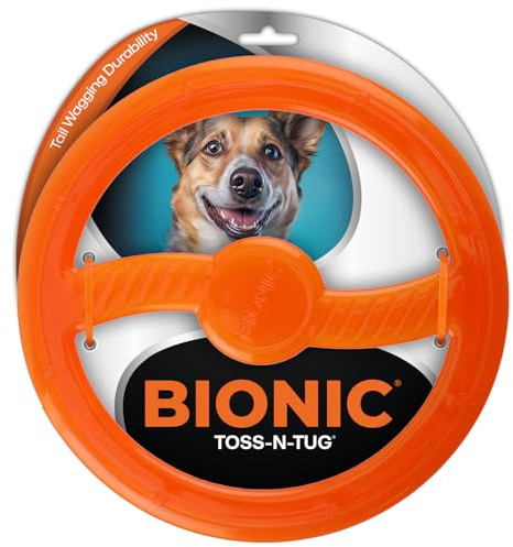 Bionic Toss-n-Tug Ring, extrem widerstandsfähiges Hundespielzeug, 22,7cm