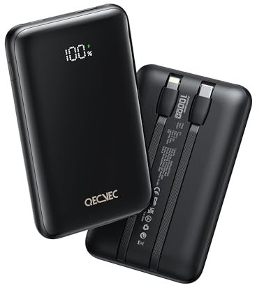 Qecvec Portable Charger 10000mAh, 22.5W Fast Charging Power Bank