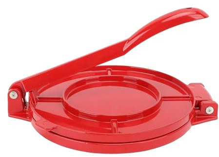 Presse à Tortilla en Aluminium, Presse à Pâte à Tortilla et Roti de 9,8 X 10 Pouces, Plaques de Cuisson Antiadhésives Multifonctions pour Tortillas, Boulettes, Tamale, Pizza, Tarte