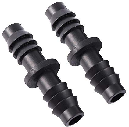 20 st 8/11 mm slang rak koppling med hulling växthus plaströrkoppling slangkoppling rördelar adapter slang