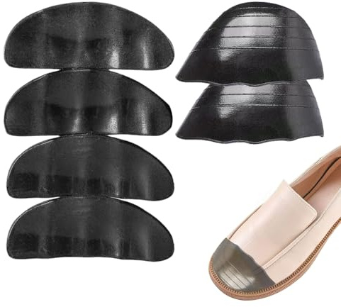 Generisch Relleno de zapatos - 3 pares de zapatos demasiado grandes pares de inserciones en los dedos | Espuma de poliuretano suave y transpirable Cojín sin deslizamiento para vestido de