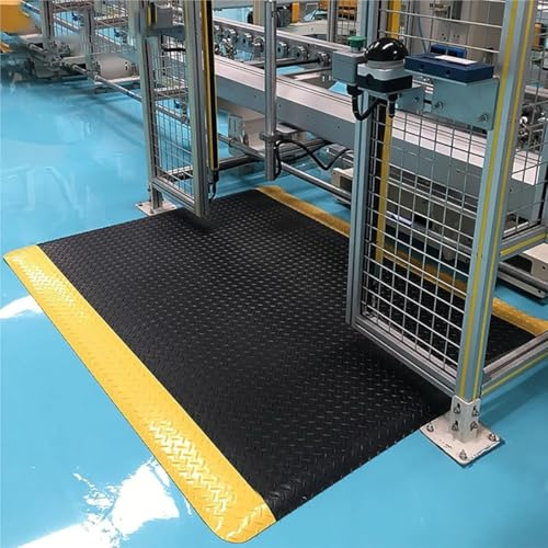 Tapis ergonomiques Anti-Fatigue - Tapis de Sol Debout de 2/2,5/3 cm d'épaisseur for Plus de Confort et de Soutien dans Les environnements commerciaux et domestiques(2.5cmx100x150cm)