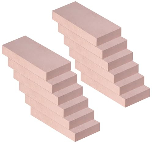 Fire Bricks, Woodstove Firebricks, High Temperature Resistant Clay Firebricks for Wood Stoves, Fireplaces, Pizza Ovens, Firepit and BBQ Smokers, Size 9 X 4-1/2 X 1-1/4, Pack of 12, Red Color