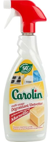 Carolin – Spray – Desengrasante multiusos – Jabón de Marsella – 650 ml