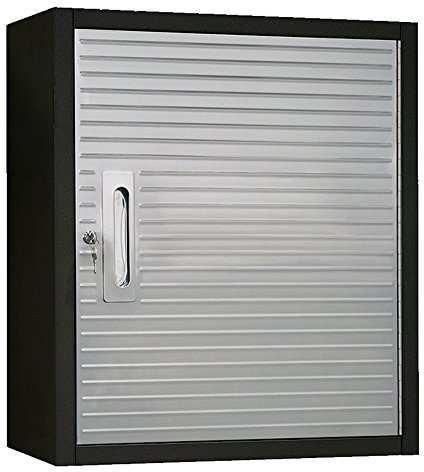 Seville Garage Workshop Metal Hanging Wall Storage Cabinet Commercial Quality Heavy Duty Stainless Steel