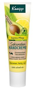 Kneipp Sekunden Handcreme Reisegröße - Zitronenverbene & Avocadobutter - samtweiche Hände in Sekundenschnelle - schnelleinziehend ohne ein klebriges Gefühl zu hinterlassen - ohne Mikroplastik - 20ml