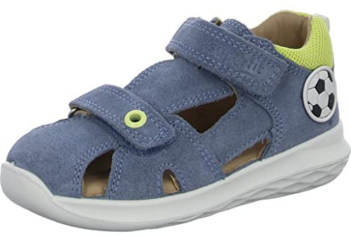 Superfit Jungen Bumblebee Sandale, Blau Gelb 8010, 27 EU
