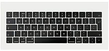 ICTION Teclas de repuesto para teclado del Reino Unido para MacBook Pro de 13 pulgadas A2159 mediados de 2019