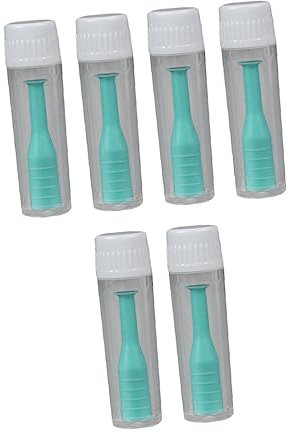 LALAFINA 6pièces Outil Pour Insérer Et Retirer Lentilles De Avec Ventouse Pratique Et Hygiénique Pour Lentilles Rigides Et Souples Couleur Verte Avec Étui
