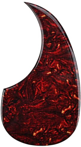 Abaodam Self Adhesive Acoustic Guitar Pickguard Pvc Guitar Protector with Anti Scratch Surface Decorative Pickguard Sticker for Acoustic Folk and Electric Guitars 1 Piece