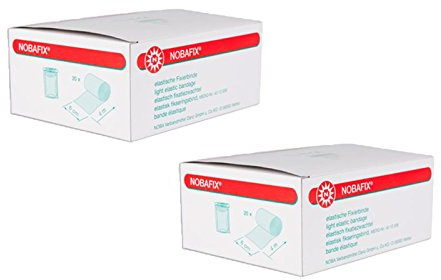 2 x NOBA Nobafix Fixierbinden einzeln in Folie 4 m x 6 cm (40 Stück)