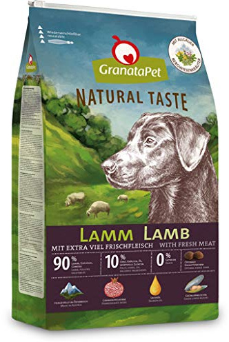 GranataPet Natural Taste - Alimento seco para Perros, sin Cereales y sin azúcares, pienso Completo para Perros Adultos, 4 kg