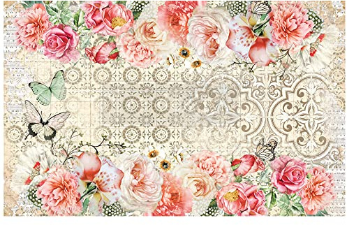 Redesign with Prima Papier de soie pour découpage, corail vivant, 76,2 x 48,3 cm